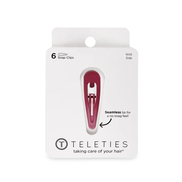 Teleties 6ct Snap Clip - Wild Side
