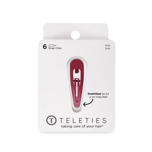 Teleties 6ct Snap Clip - Wild Side