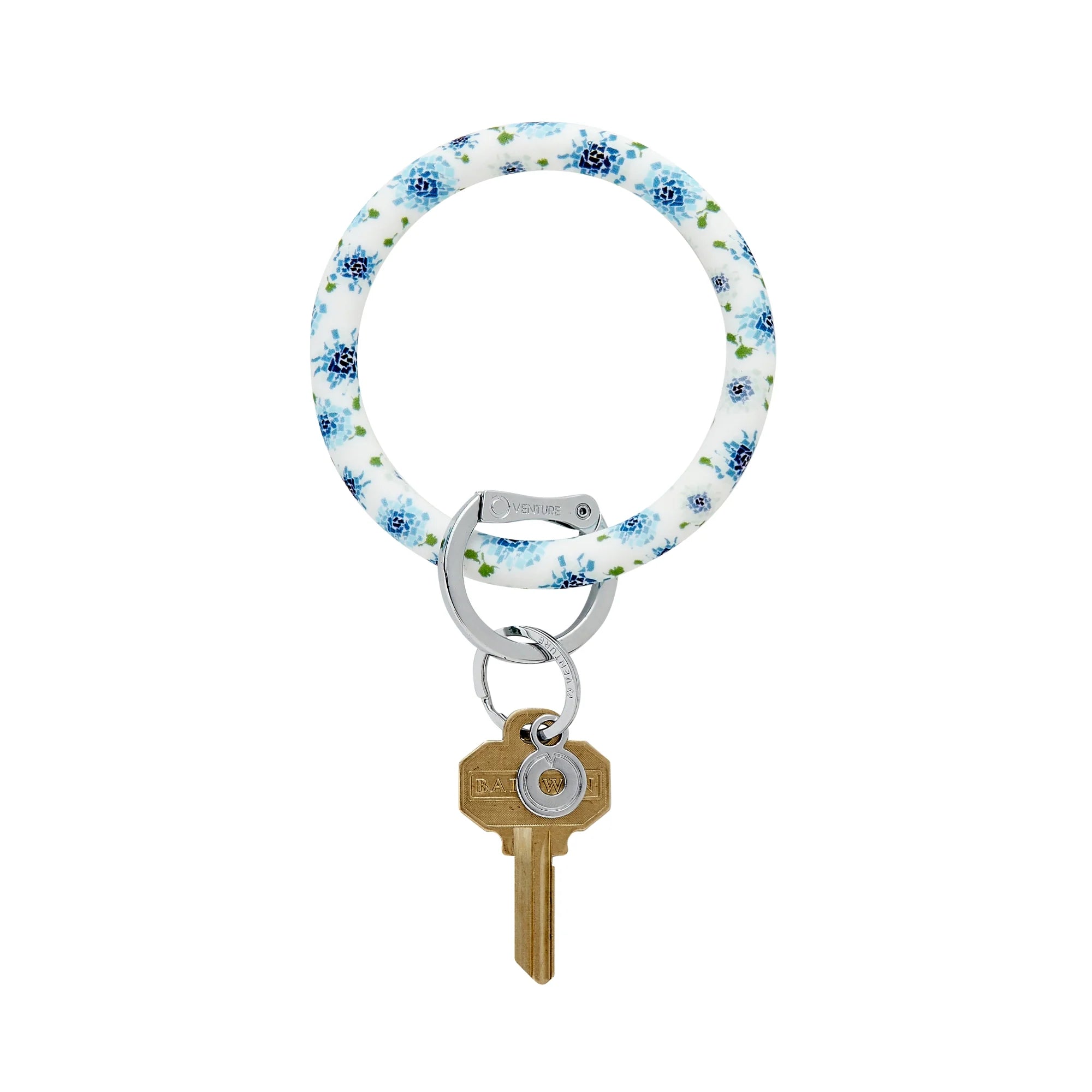 Print Collection | Silicone Big O® Key Ring • 50 States Blue