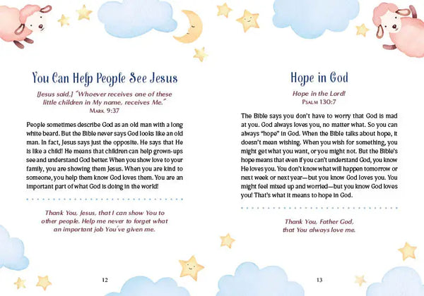 3-Minute Bedtime Devotions for Little Hearts