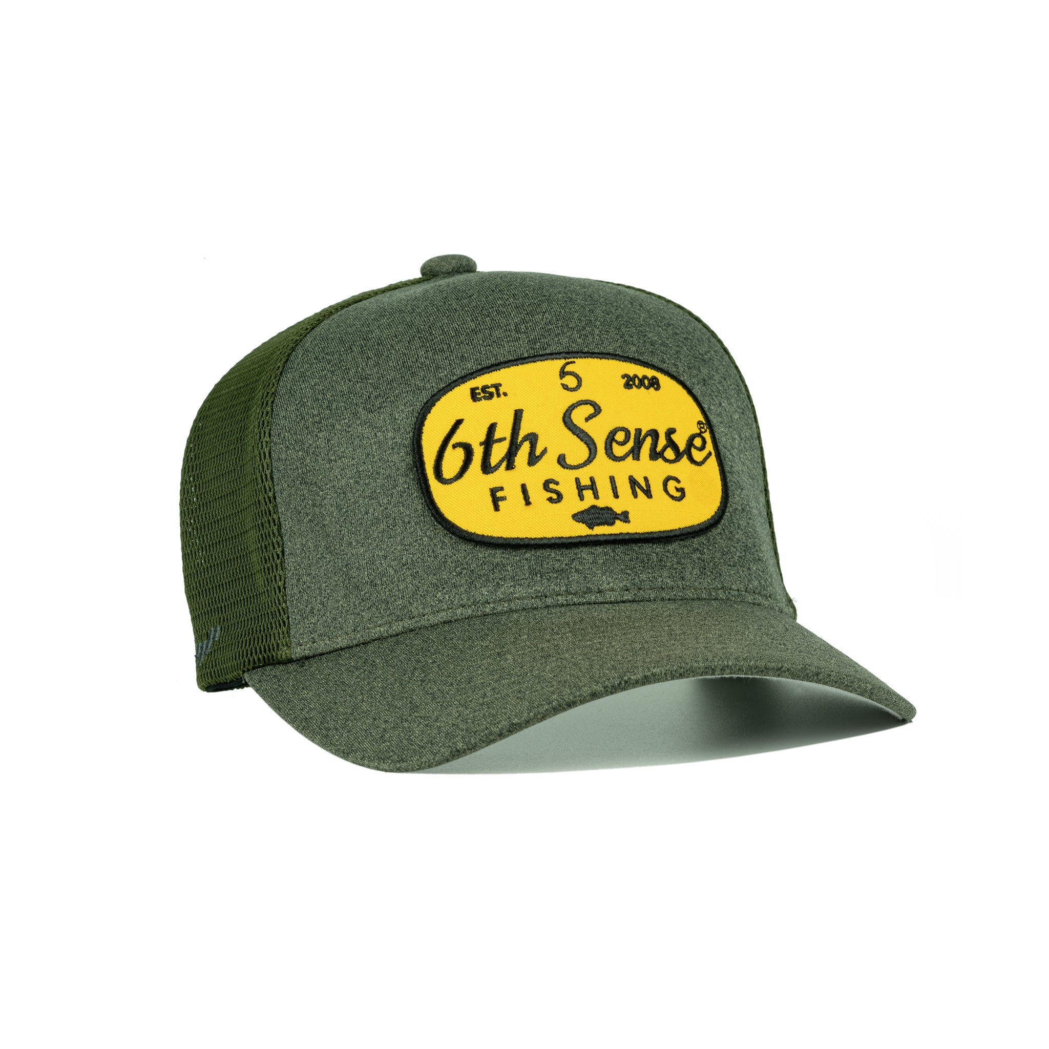 High Beam Fitted Hat - Olive Green