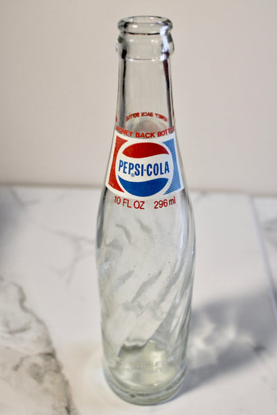 Vintage 10 fl oz Money Back Pepsi Bottle