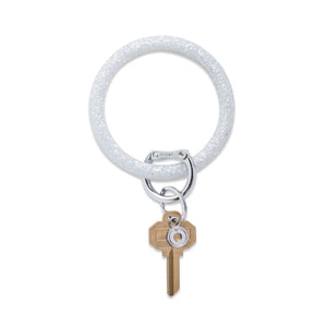 Confetti Collection | Silicone Big O® Key Ring • Quicksilver Confetti