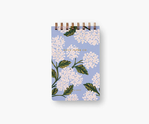 Top Spiral Notebook | Hydrangea